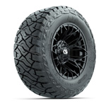 GTW Stellar Matte Black 12 in Wheels with 23x10.00-R12 Maverick All-Terrain Tires – Set of 4