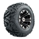 Set of 4 - GTW Specter Wheels with Barrage Mud Tires - 10 Inch