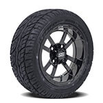 Set of (4) GTW 12 inch Storm Trooper Wheels on Lo-Pro Tires