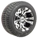 Set of 4 GTW Vampire Wheels with Duro Lo-Pro Tires - 10 Inch