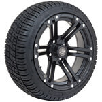 GTW Specter 14 in Wheels with 205/ 30-14 Fusion Street Tire - Set of 4