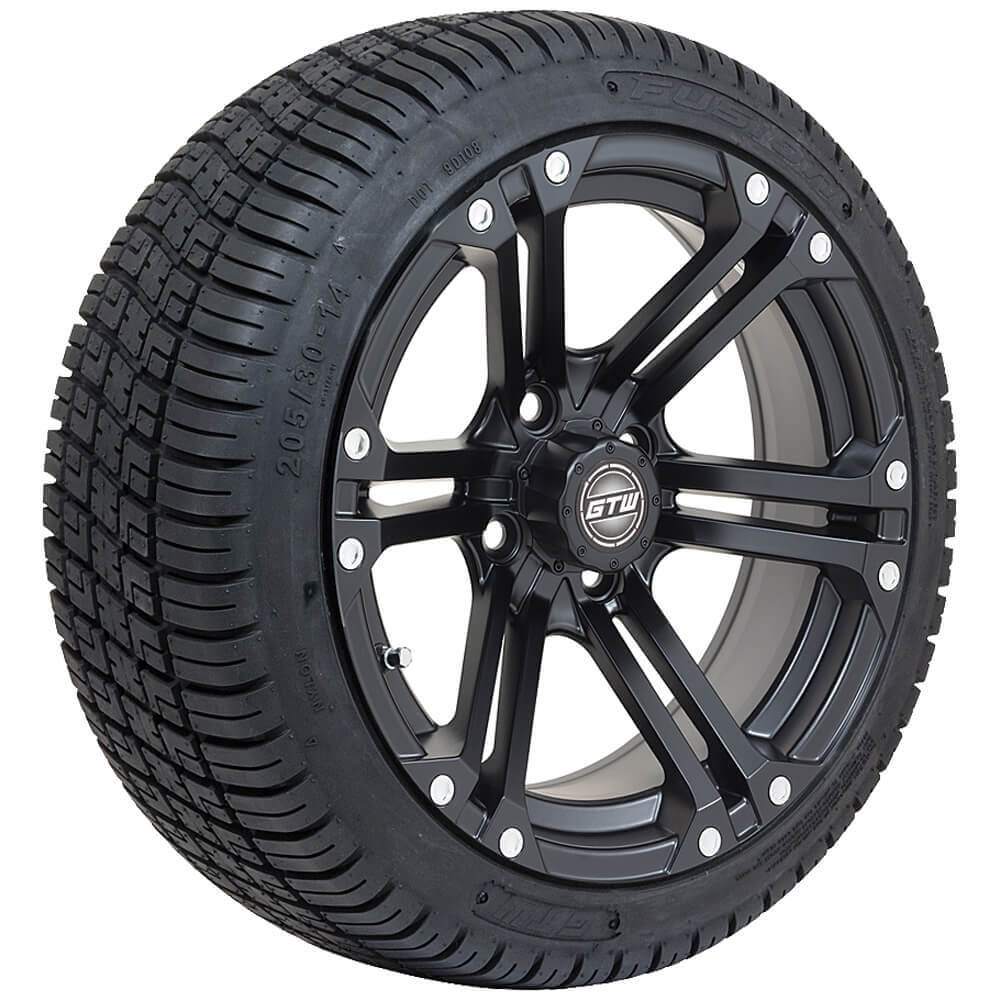 BuggiesUnlimited GTW Specter Matte Black Wheels LowPro Tires