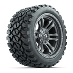 GTW&reg; Shogun Gunmetal 14 in Wheels with 23X10-R14 Nomad All-Terrain Tires - Set of 4