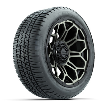 BuggiesUnlimited.com; GTW&reg; Bravo Black/ Bronze 14 in Wheels with 205/ 30-R14 Fusion Street Tires - Set of 4