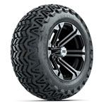 GTW Specter 14 in Wheels with 23 in Predator All-Terrain Tires - Set of 4