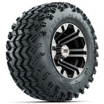 GTW Specter 10 in Wheels with 20x10-10 Sahara Classic All-Terrain Tires - Set of 4