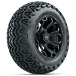 GTW Raven 14 in Wheels with 23x10-14 GTW Predator All-Terrain Tires - Set of 4