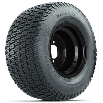 BuggiesUnlimited.com; GTW Steel Black 10 in Wheels with 20x10-10 S-Tread Terra Pro Tires - Set of 4