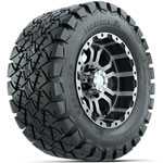 GTW Omega 12 in Wheels with 22x10-12 Timberwolf All-Terrain Tires - Set of 4