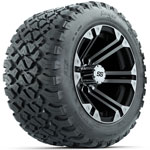 GTW Specter 12 in Wheels with 20x10-R12 Nomad All-Terrain Tires - Set of 4