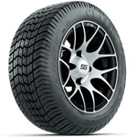 GTW Pursuit 12 in Wheels with 215/ 40-12 Excel Classic Street Tires - Set of 4