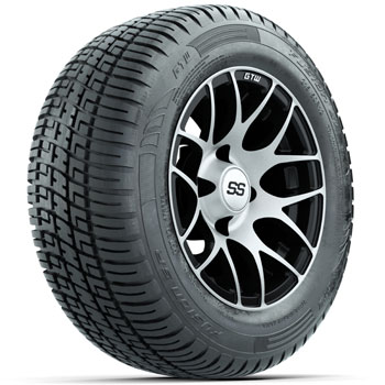 BuggiesUnlimited.com; GTW Pursuit 12 in Wheels with 215/ 50-R12 Fusion S/ R Street Tires - Set of 4