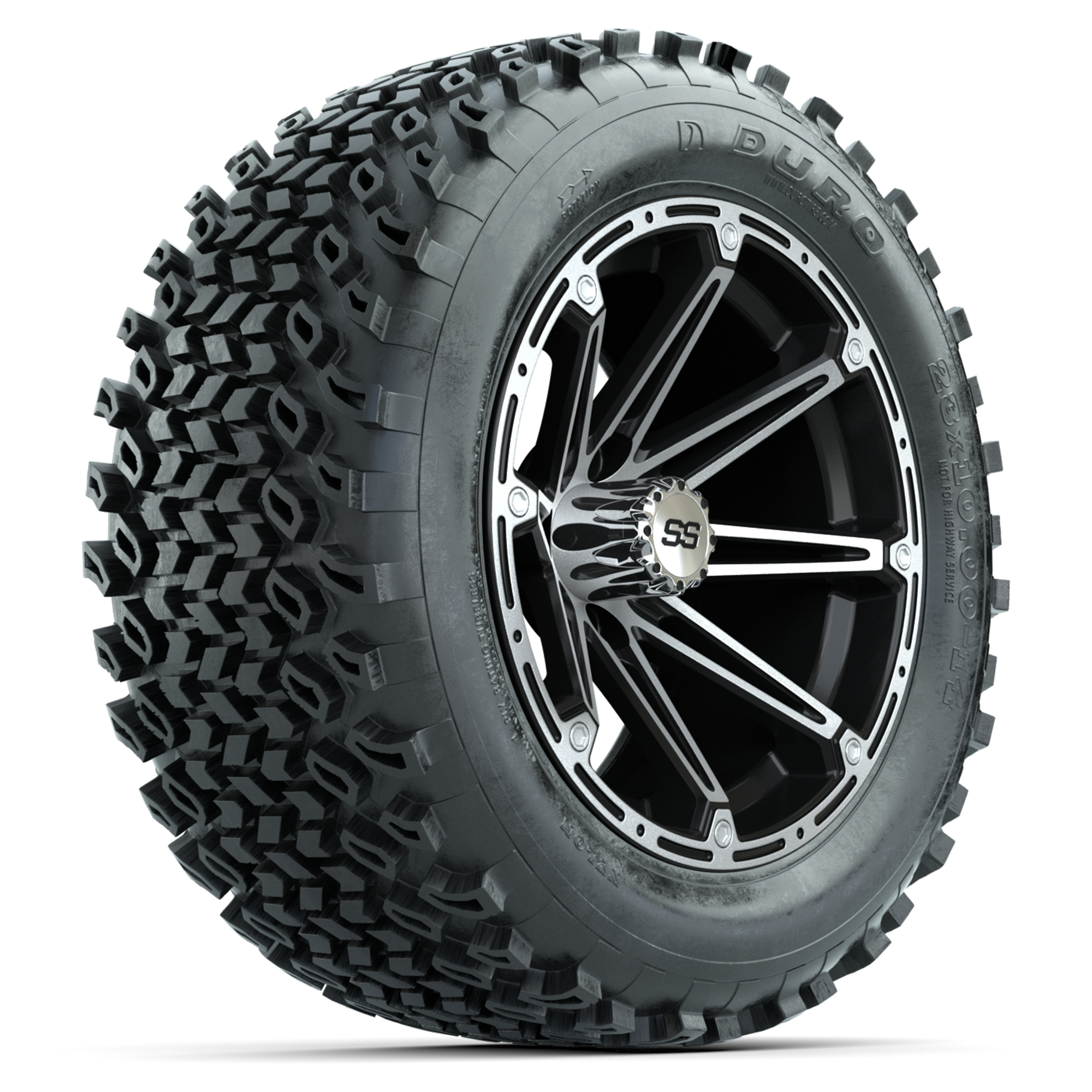 GTW Element 14 in Wheels with 23 in Duro Desert AllTerrain Tires Set
