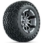 GTW Diesel 12 in Wheels with 23 in GTW Predator All-Terrain Tires - Set of 4