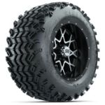GTW Vortex 12 in Wheels with 22x11-12 Sahara Classic All-Terrain Tires - Set of 4