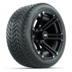 GTW Specter 14 in Wheels Mounted on 225/ 30-14 Mamba Street Tires - Set of 4