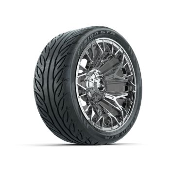 BuggiesUnlimited.com; GTW Stellar Chrome 14 in Wheels with 205/ 40-R14 Fusion GTR Street Tires - Set of 4