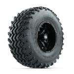 GTW Storm Trooper Black 10 in Wheels with 22x11.00-10 Rogue All Terrain Tires – Set of 4