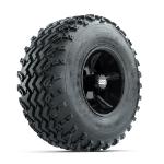 GTW Godfather Black 10 in Wheels with 22x11.00-10 Rogue All Terrain Tires – Set of 4