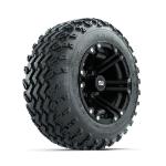 GTW Specter Matte Black 12 in Wheels with 22x11.00-12 Rogue All Terrain Tires – Set of 4
