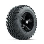 GTW Godfather Black 12 in Wheels with 22x11.00-12 Rogue All Terrain Tires – Set of 4