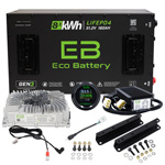 Eco Lithium 51.2V 160Ah GEN3 Heavy Duty Conversion Kit for Club Car Carryall