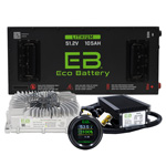 Club Car DS H Frame Eco Lithium Extended Range 51v 105Ah Conversion Kit