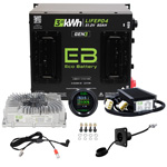 EZGO TXT Eco Lithium 51V 60Ah GEN3 Conversion Kit