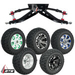 GTW Lift Kit / 12" Wheel & Recon A/ T Tire Combo - Club Car DS (Fits 2003-Up)
