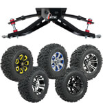 GTW Lift Kit / 12" Wheel & Barrage Mud Tire Combo - Club Car Precedent (Fits 2004-Up)