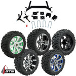 GTW Lift Kit / 14" Wheel & Barrage Mud Tire Combo - E-Z-GO TXT (Fits 1994.5-2013)