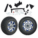 GTW 5" Lift w/ 12" Nemesis Metallic Wheel & Recon A/ T Tire For Yamaha (G29/ Drive)