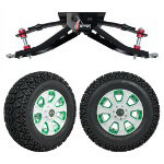 GTW 6" Lift w/ 12" Nemesis White Wheel & Recon A/ T Tire For Club Car DS (1982-2003)