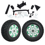GTW 5" Lift w/ 12" Nemesis White Wheel & Recon A/ T Tire For Yamaha (G29/ Drive)