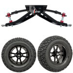 GTW 6" Lift w/ 12" Storm Trooper Black Wheel & Recon A/ T Tire For Club Car Precedent (2004-Up)