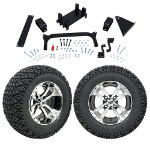 GTW 5" Lift w/ 12" Storm Trooper Machined/ Black Wheel & Recon A/ T Tire For Yamaha (G29/ Drive)