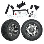 GTW 5" Lift w/ 12" Specter Machined/ Black Wheel & Recon A/ T Tire For Yamaha (G29/ Drive)