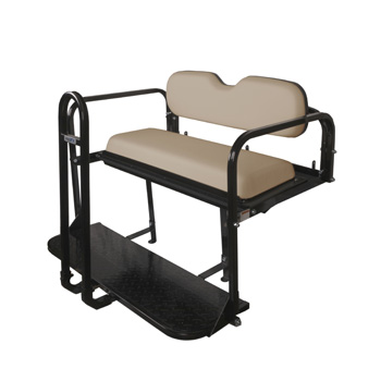 BuggiesUnlimited.com; ProFX Oyster Rear Seat Kit for 2008-Up EZGO RXV